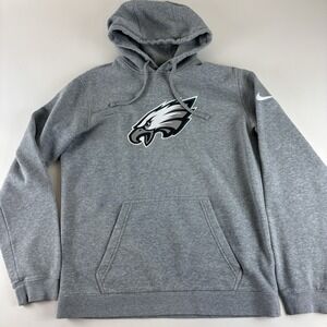 Nike Philadelphia Eagles Hoodie NFL Football Pullover Sweatshirt Mens M Flaws
